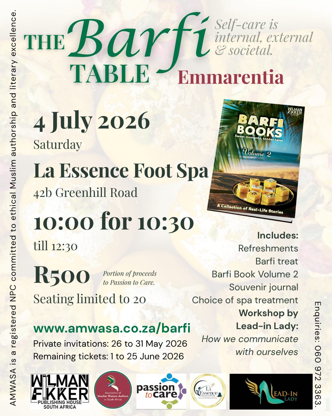 Barfi Books launch — Emmarentia