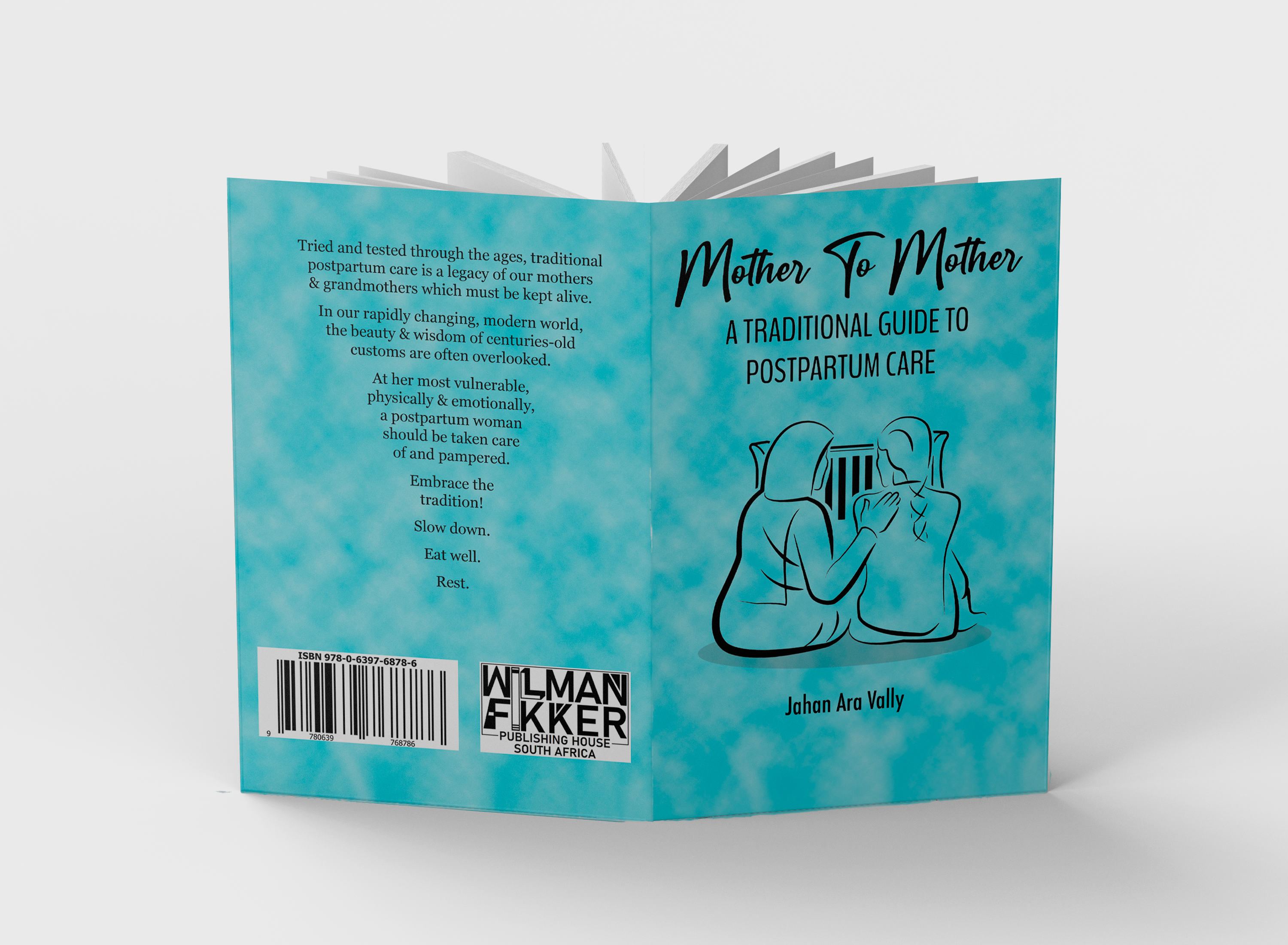 Cover of Mother 2 Mother: A Traditional Guide to Postpartum Care (Open)